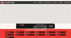 Desktop Screenshot of canada-map.com